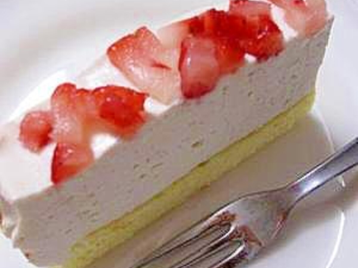 苺のフローズンチーズケーキ レシピ 作り方 By あーにゃ8129 楽天レシピ